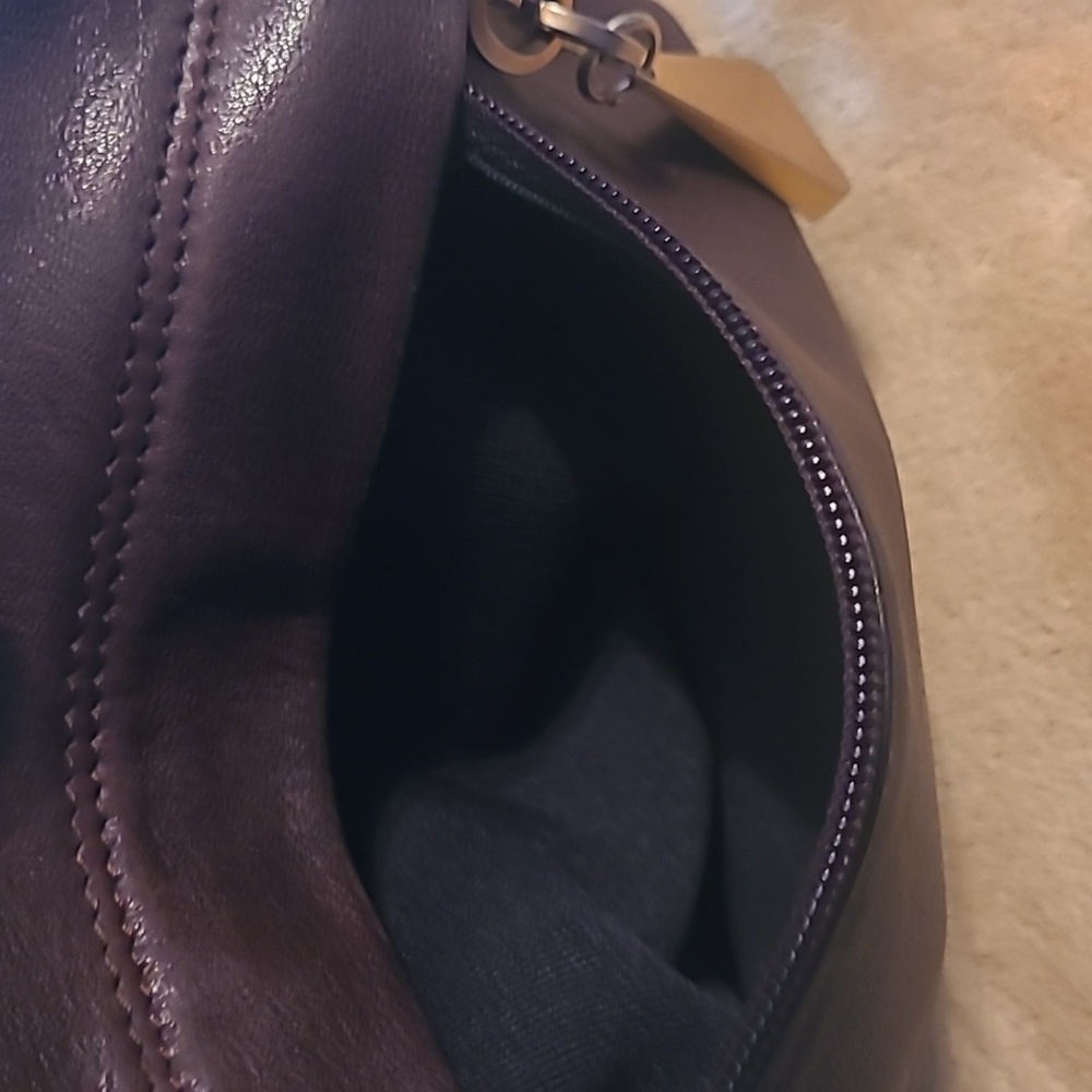 Americana by Sharif Dark Brown Leather shoulder handbag - Picture 10 of 12